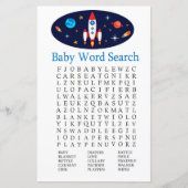 Rocket Baby Shooter Word Search Game (Vorderseite)