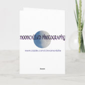 Rocket-Baum Feiertagskarte (Rückseite)