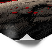 Rocket Benjamin Netanyahu Poster (Ecke)