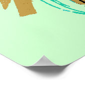 RÖCKET BIS ZUM MONDPOSTER POSTER (Ecke)