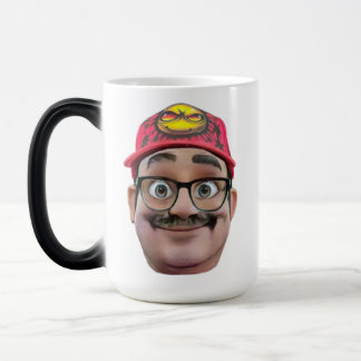 Rocket Blast Morphing Tasse Goofy Face + Logo