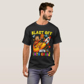 Rocket Blast Off Into Sophomore Funny Back To Scho T-Shirt (Vorne ganz)
