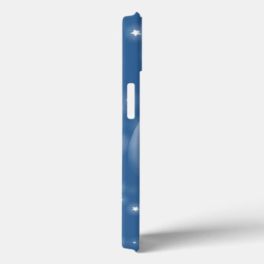 Rocket Blue Red Name harter iPhone Space Case (Rückseite / Rechts)