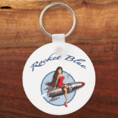 Rocket Blue Schlüsselanhänger (Vorderseite)