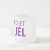 ROCKET-BRENNSTOFFTasse (mattiertes Glas) Mattglastasse (Vorderseite Links)