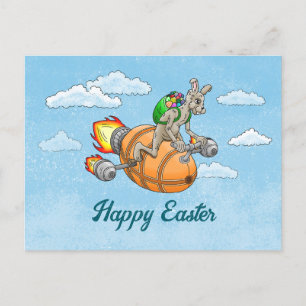 Rocket Bunny Feiertagspostkarte