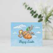 Rocket Bunny Feiertagspostkarte (Stehend Vorderseite)