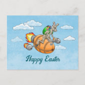 Rocket Bunny Feiertagspostkarte (Vorderseite)