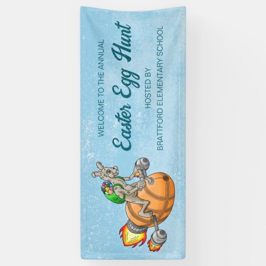 Rocket Bunny's Egg Hunt Banner (Vertikal)