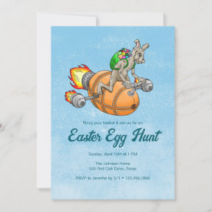 Rocket Bunny's Egg Hunt Einladung