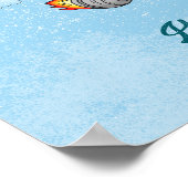 Rocket Bunny's Happy Egg Hunt Poster (Ecke)