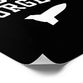 Rocket Chirurg Physik Witz für Uni Gr Poster (Ecke)