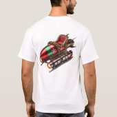 Rocket Christmas Elf T-Shirt (Rückseite)