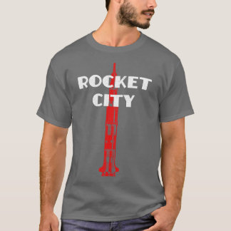 Rocket City Saturn / Huntsville AL Alabama Distres T-Shirt