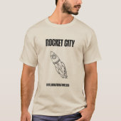 Rocket City Simple T-Shirt (Vorderseite)