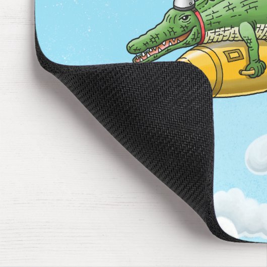 Rocket Croc Mousepad (Ecke)