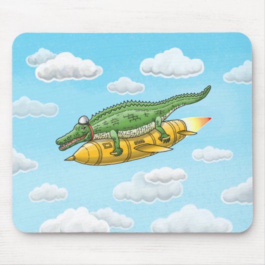 Rocket Croc Mousepad (Vorne)