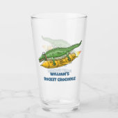 Rocket Crocodile Glas (Vorderseite)