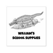 Rocket Crocodile Permastempel (Design)