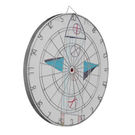 ROCKET DARTSCHEIBE (Vorderseite Links)
