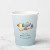 Rocket Earthworm Pappbecher (Rückseite)