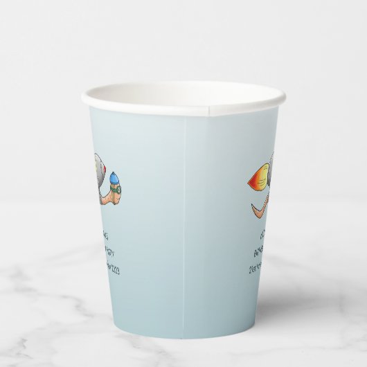 Rocket Earthworm Pappbecher (Rechts)