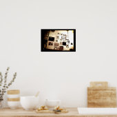 Rocket, Edinburgh [Print] Poster (Küche)