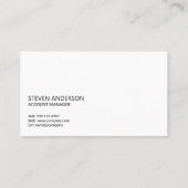 Rocket Finance Graph-Logo Visitenkarte (Rückseite)