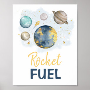 Rocket Fuel Galaxy WeltraumBaby Boy Poster
