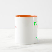 Rocket Fuel Mother's Day Gift Zweifarbige Tasse (Mittel)