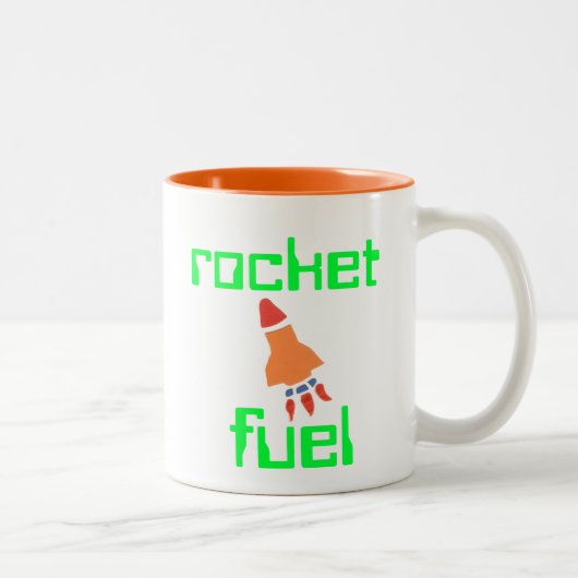 Rocket Fuel Mother's Day Gift Zweifarbige Tasse (Rechts)