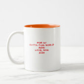 Rocket Fuel Mother's Day Gift Zweifarbige Tasse (Links)