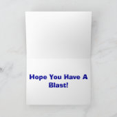 Rocket-Geburtstags-Karte Karte (Innenseite)