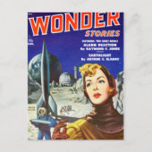 Rocket Girl Postkarte (Vorderseite)