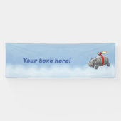 Rocket Hippo Banner (Horizontal)