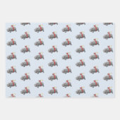 Rocket Hippo Birthday Geschenkpapier Set (Vorderseite 2)