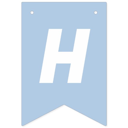 Rocket Hippo Birthday Wimpelkette (Zweite Fahne)