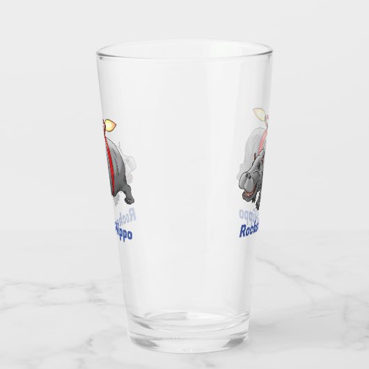 Rocket Hippo Glas (Links)