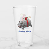 Rocket Hippo Glas (Vorderseite)