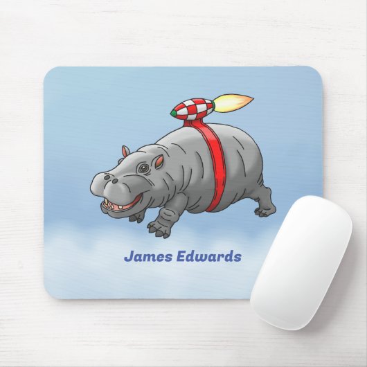 Rocket Hippo Mousepad (Mit Mouse)