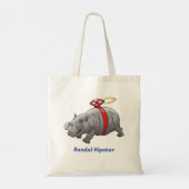 Rocket Hippo Tragetasche (Rückseite)