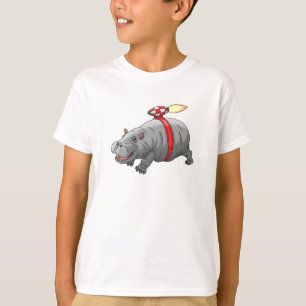 Rocket Hippos Jetpack-Fahrt T-Shirt