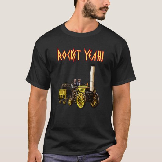Rocket, ja! Heavy Metal trifft Dampfstrahlerhitze T-Shirt (Vorderseite)