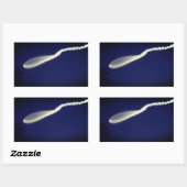 Rocket Jellyfish Rechteckiger Aufkleber (Blatt)