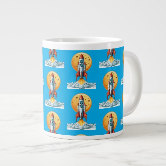 rocket Jumbo-Tasse (Vorderseite Rechts)