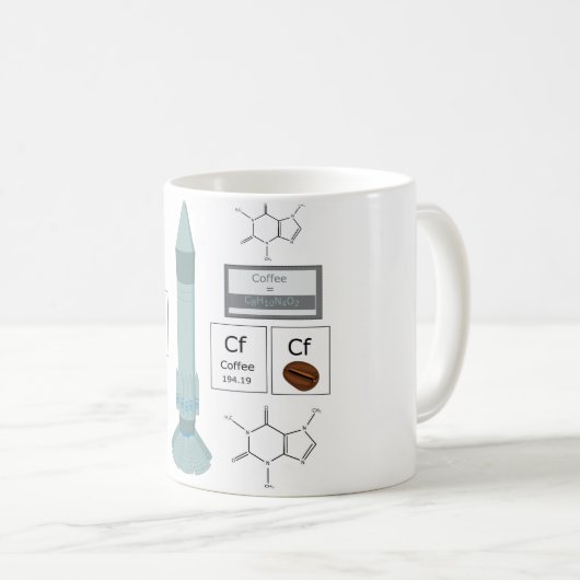 Rocket-Kaffee-Tasse Kaffeetasse (VorderseiteRechts)
