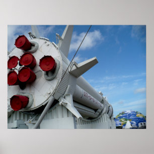 Rocket, Kennedy Space Center, Florida Poster