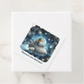 Rocket Kleinkind Space Thema Geburtstagsparty Geschenkanhänger (Beispiel)