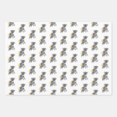 Rocket Koala Bear Geschenkpapier Set (Vorderseite 2)