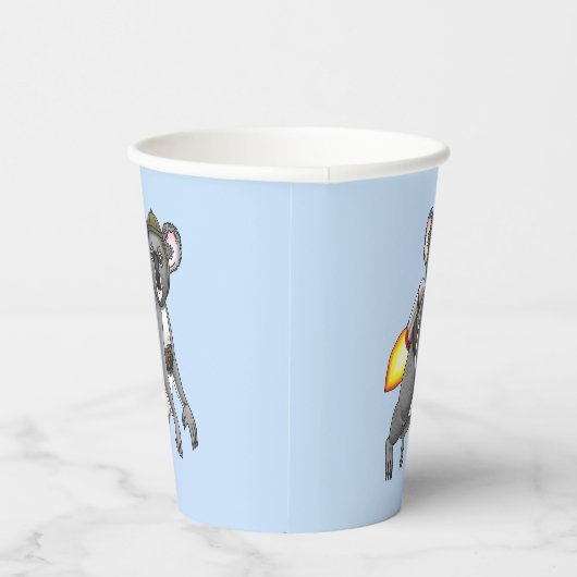 Rocket Koala Bear Pappbecher (Rechts)